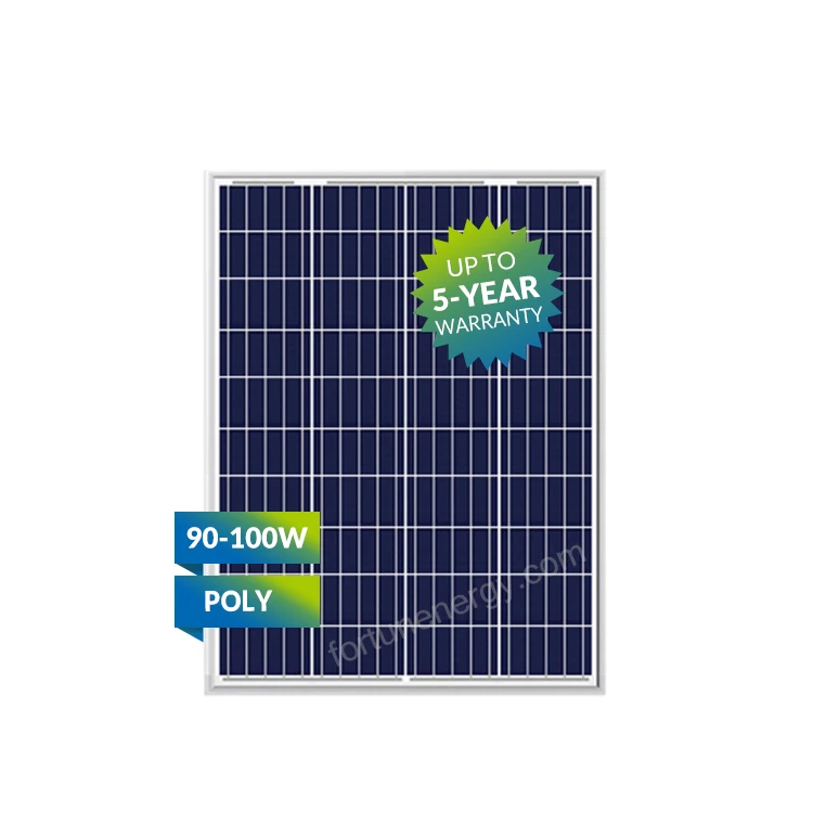
A Grade Small Polycrystalline Solar Panel Cells 100W 