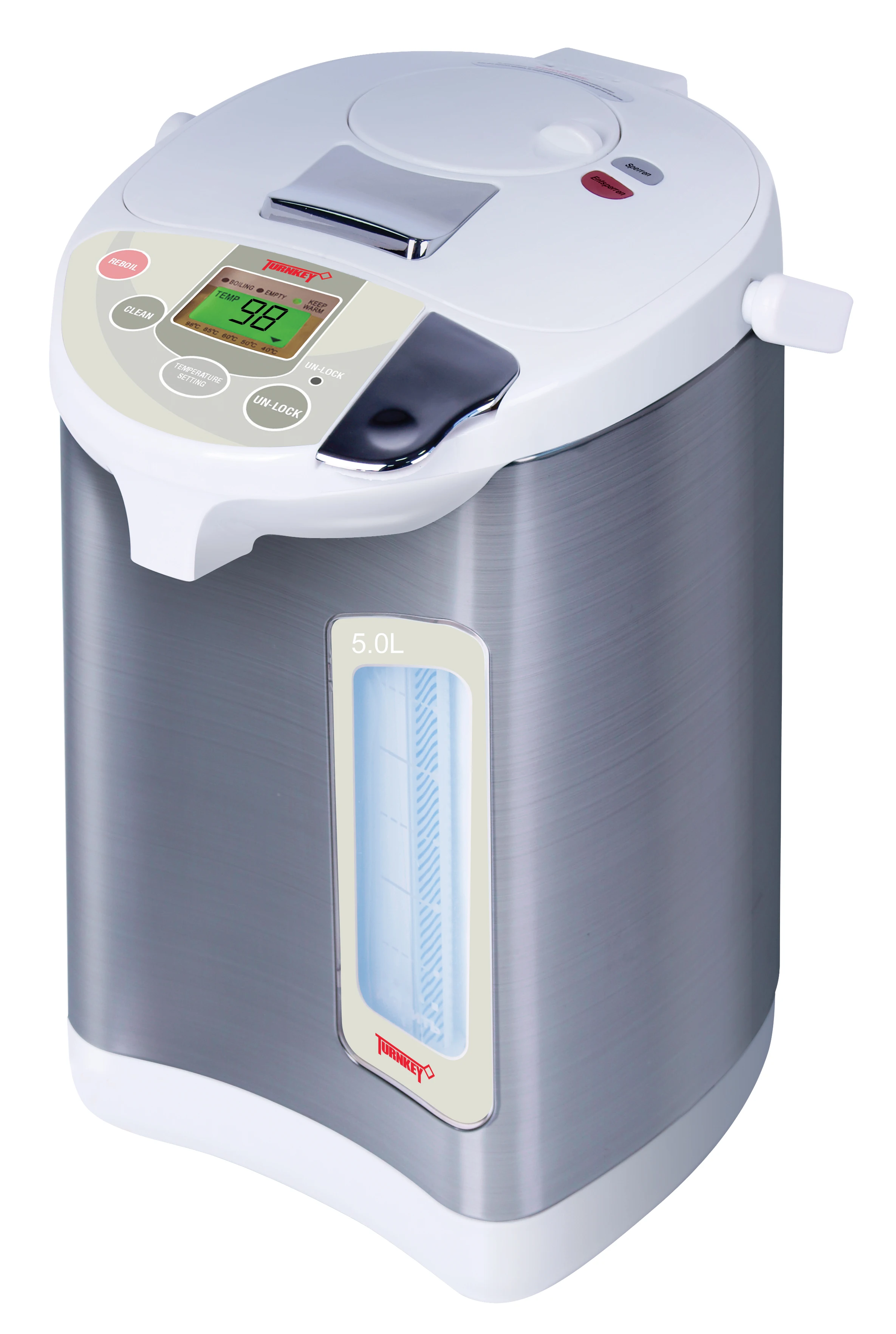 With Five LCD Temperature Setting Electric Thermo Pot