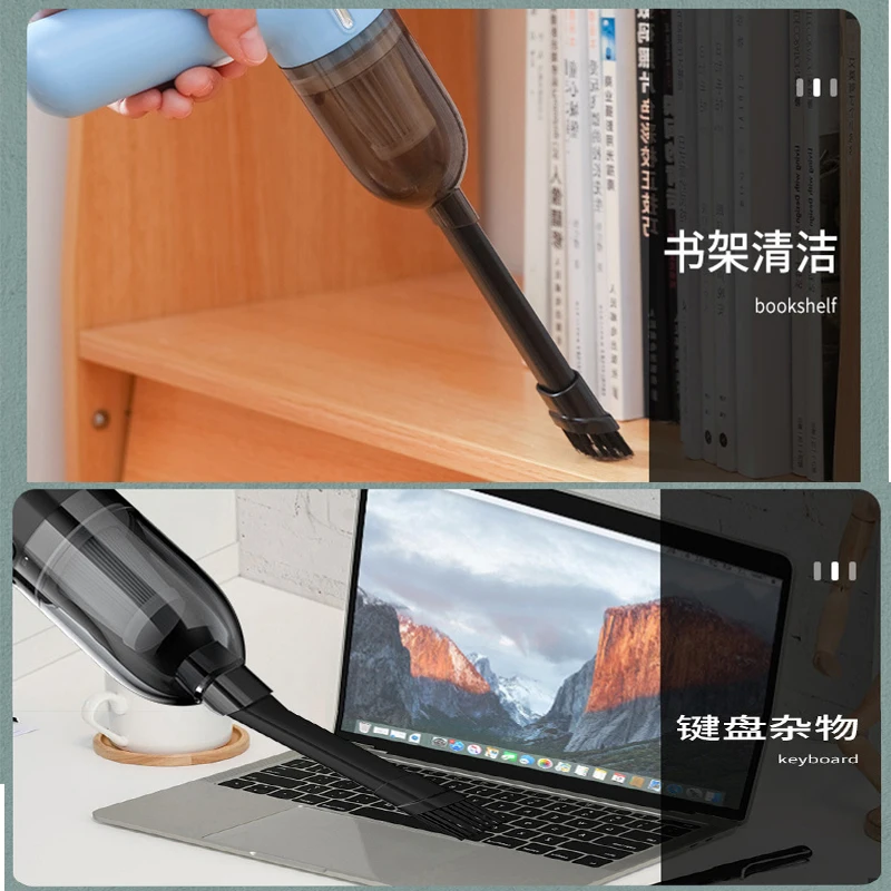 Top-Ranking Powerful Electric Pet Wireless Wet And Dry Vacuum Cleaner Portable Mini Handheld Mini Cordless Car Vacuum Cleaner