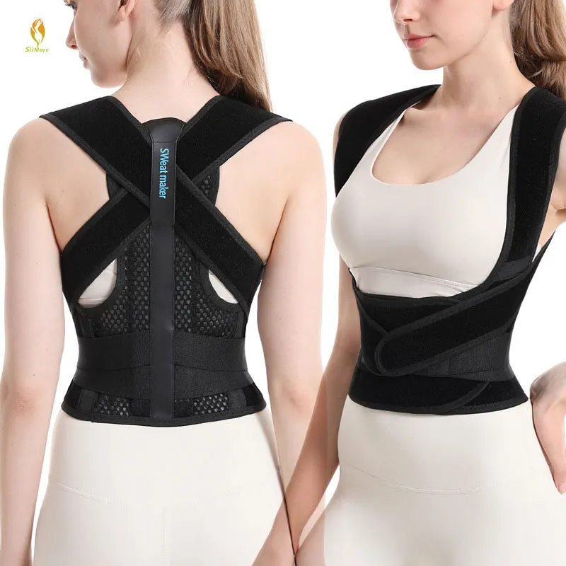Improve Upper Adjustable Clavicle Back Support Brace Back Posture Corrector Posture Trainer Sports for Women Men