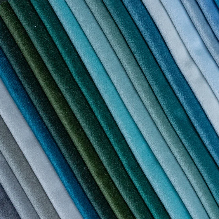 Горячая Распродажа 100% полиэстер 210 г голландская бархатная велюровая ткань Обивка диван подушка занавеска ткань