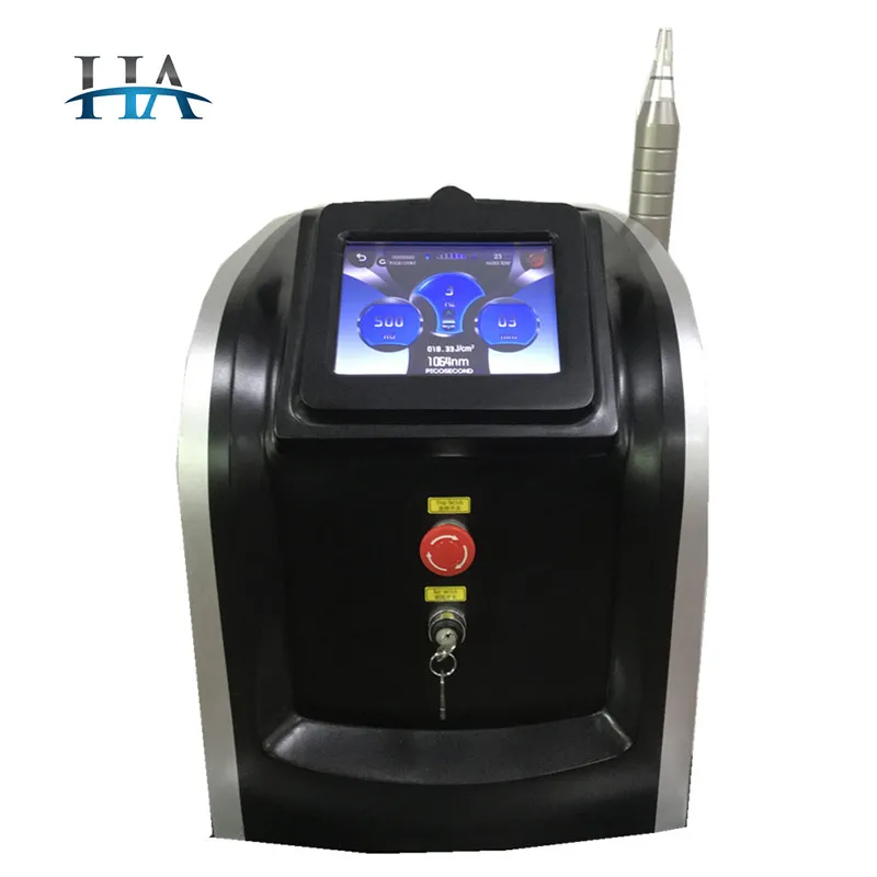 
Wholesale New 755nm Black Desktop Pico Skin Rejuvenation Device Picosecond Laser Tattoo 1064NM nd yag Removal Machine 