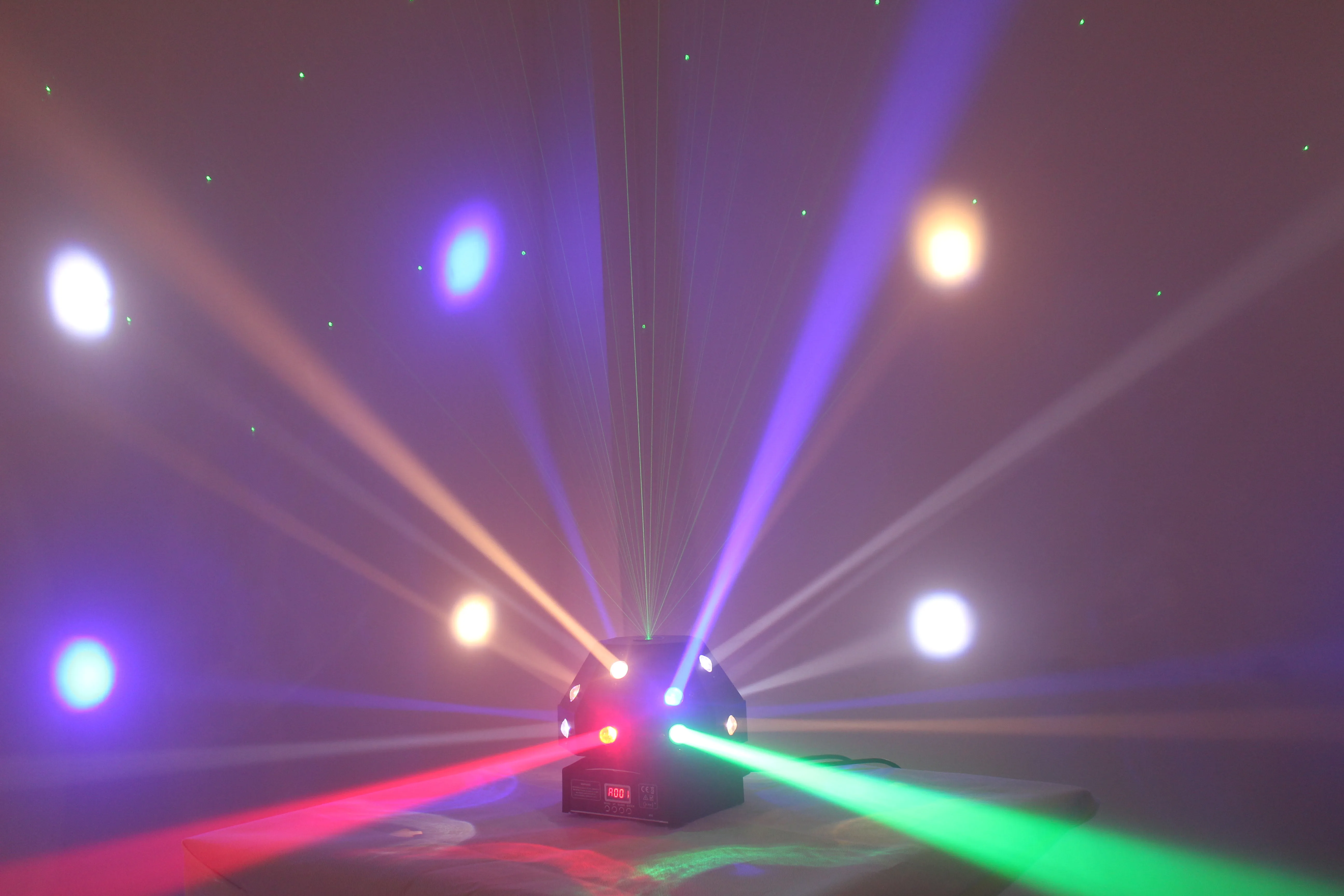 New Arrivals 16pcs Led Mushroom Beam Laser Light 60W Effect Light For KTV Bar Disco Dj