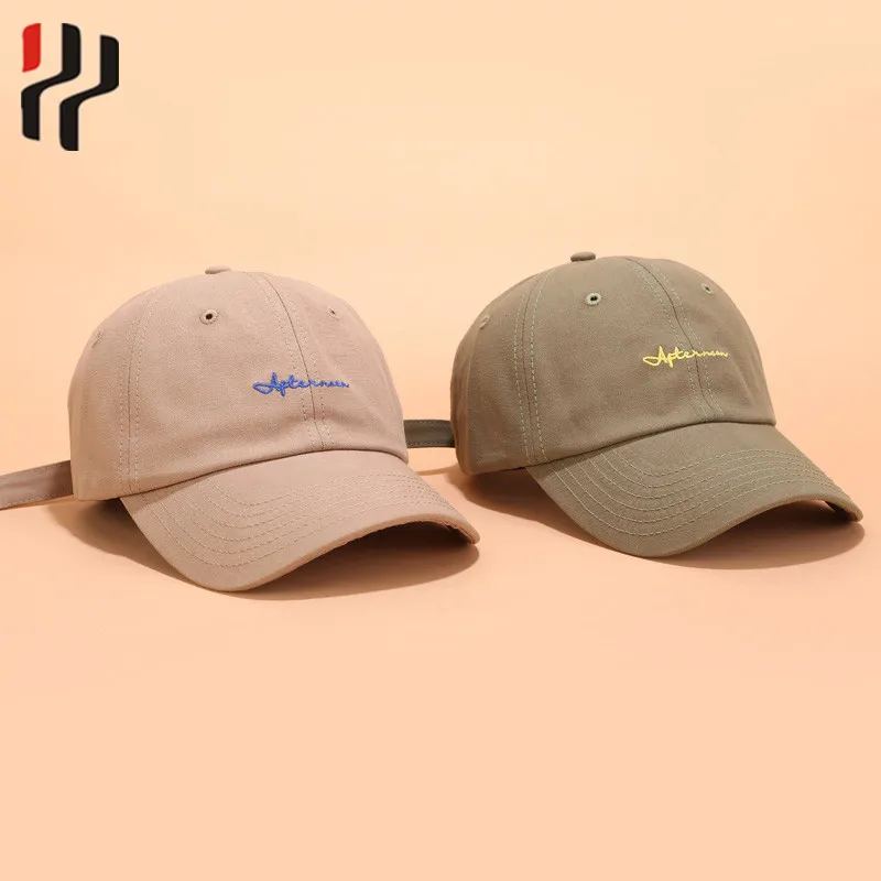 6 Panel Custom Logo Men Embroidered Baseball Hat, Cheap Baseball Cap Plain distressed dad  cap casquette