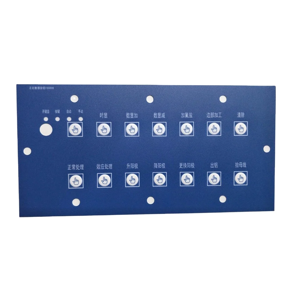 Нажимная мембранная клавиатура графические накладки Лицевая