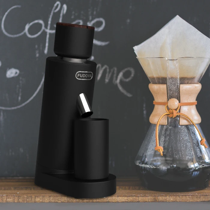 Electric Single Dosing Grind Automatic Adjustable Conical Burr Mill Coffee Grinder Machine