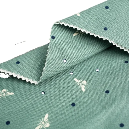 6oz 8oz 10oz 100 poly 100 cotton TC Canvas Digital Printed Canvas Fabric for table cloth shoes bag