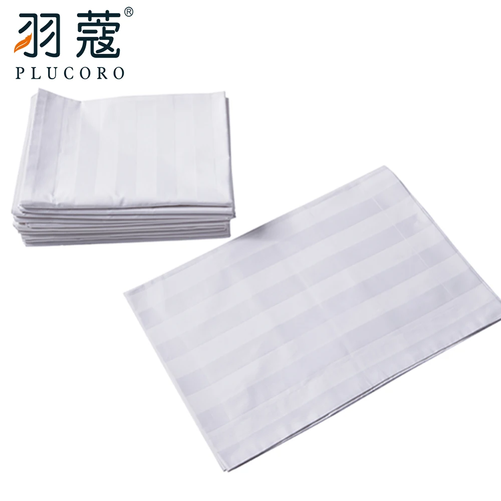 3cm Stripe Hotel Linen Set 100% Cotton 300T Hotel Bed Linen Sheets Stripes Wholesale