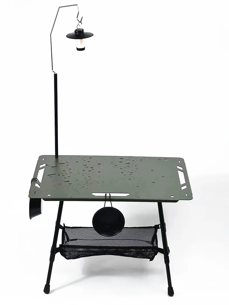 AIRKYE OEM Outdoor Aluminum IGT table Portable Ultralight Multifunctional Foldable table Camping Tactic Picnic Table