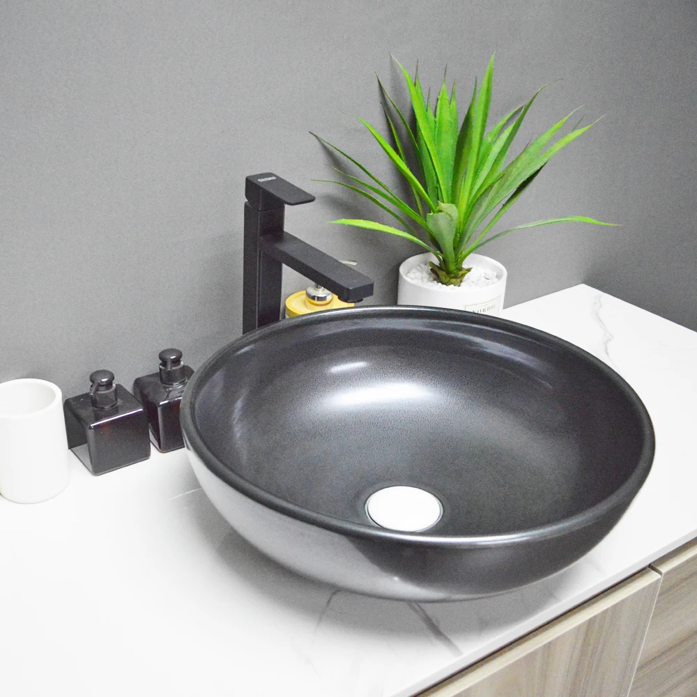 Chaozhou Ceramic Table Top round ceramic art wash basin sink lavabo blanco customized bathroom countertop sinks basin