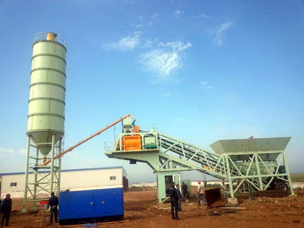  Бетоносмесительная установка YHZS60 цена