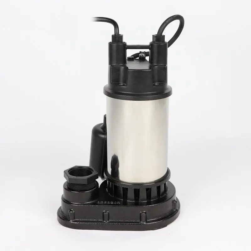 Waste Water Solutions Flood Control Electric Stainless Steel Submersible Water Sump Pump With Float Switch