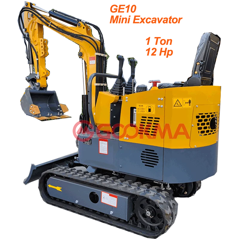 Wholesale Price multifunctional 1 ton small digger  mini digger 1 ton  crawler excavator