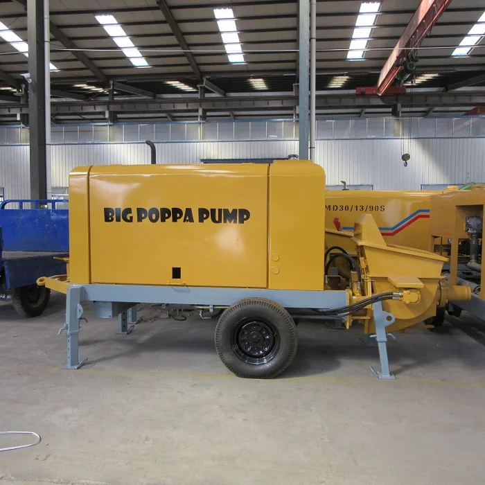 Насос для бетона, мокрый насос shotcrete с дизельным двигателем