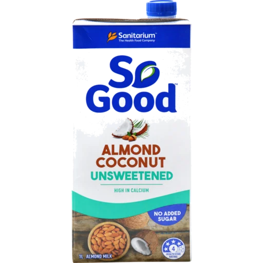 Кокосовое молоко из неподслащенного миндаля для санитарного использования, 1 л