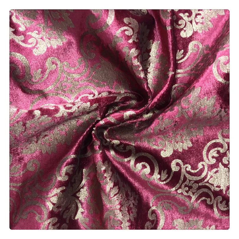 Текстиль Чжэцзян, полиэстер, бронзовый узор, трикотажная Бархатная обивка