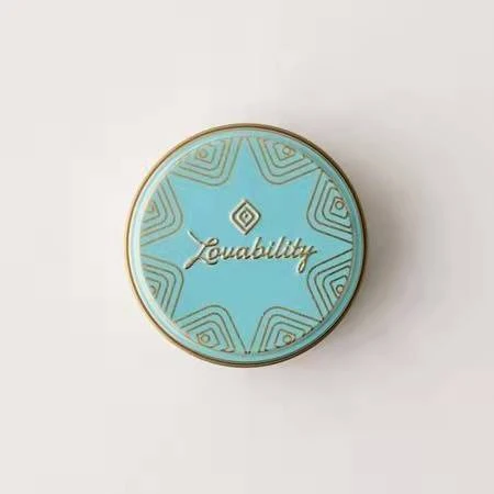 New custom printing empty eco friendly round gift metal tin box condom packing box portable smart condoms metal box for condoms