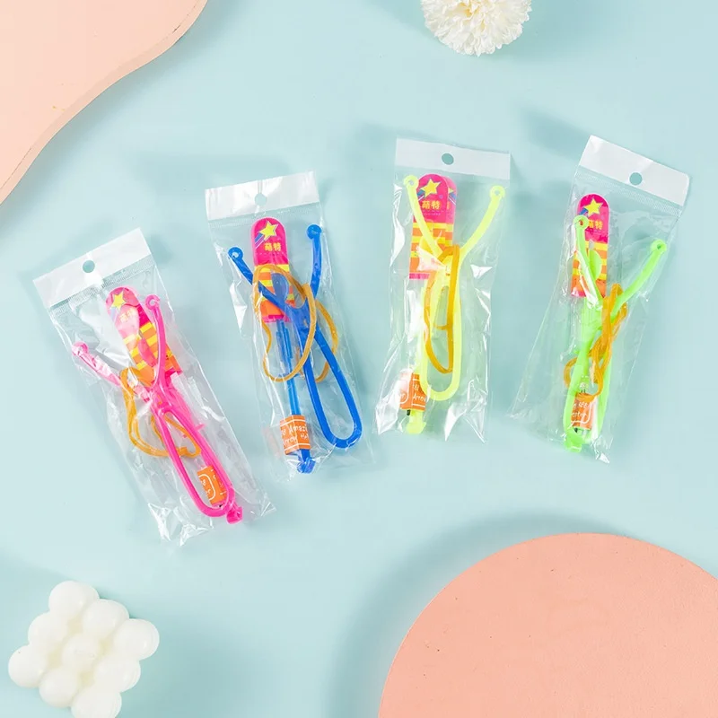 Summer LED slingshot flying rocket toy slingshot flashing arrows with whistle plastic flying flashing toy