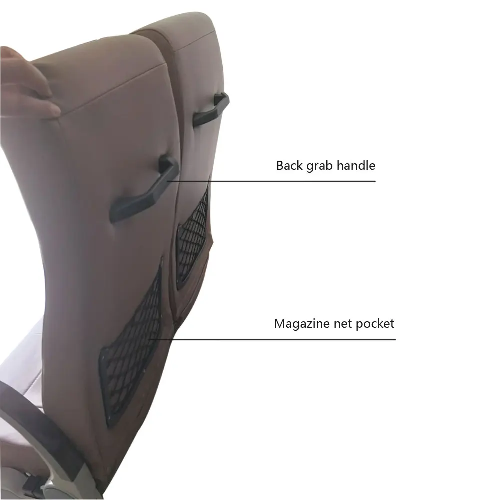 whole sale PVC leather upholstery bus passenger seat back reclining with foldable aluminum alloy armrest