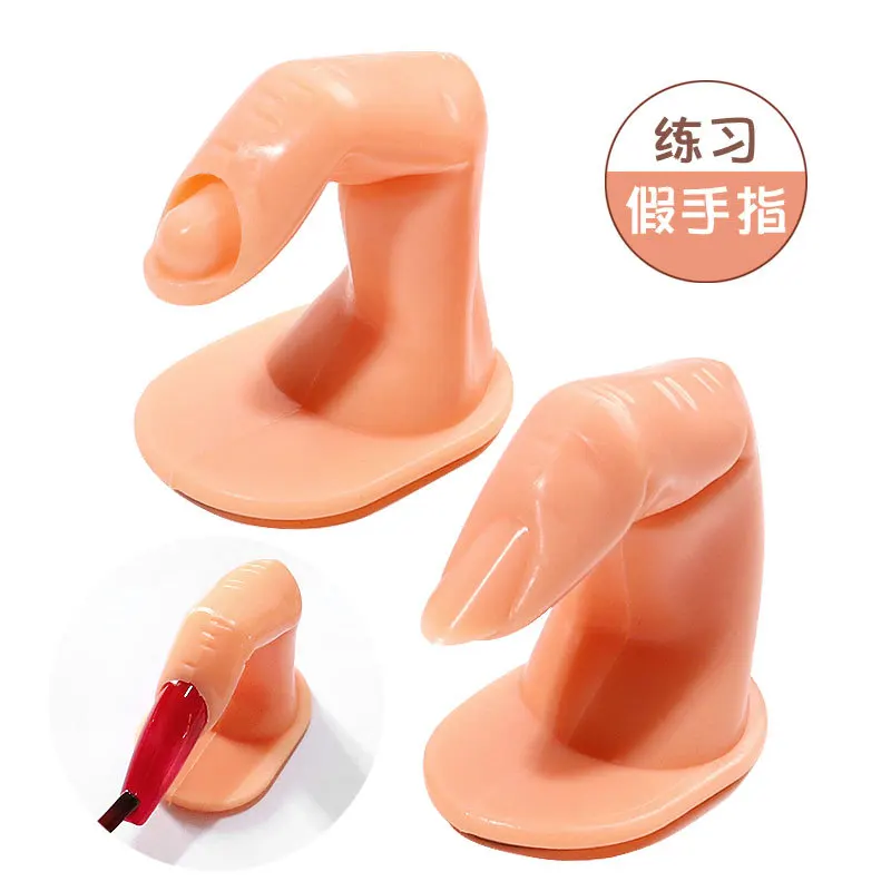 Practice Finger Nail Art Plastic Fake Fingers Manicure Model Hands