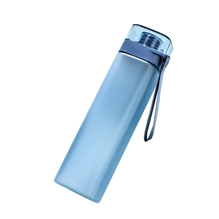 OEM Cheap Price Custom Logo Square Shaped Water Bottle Promotional Plastic Water Bottle