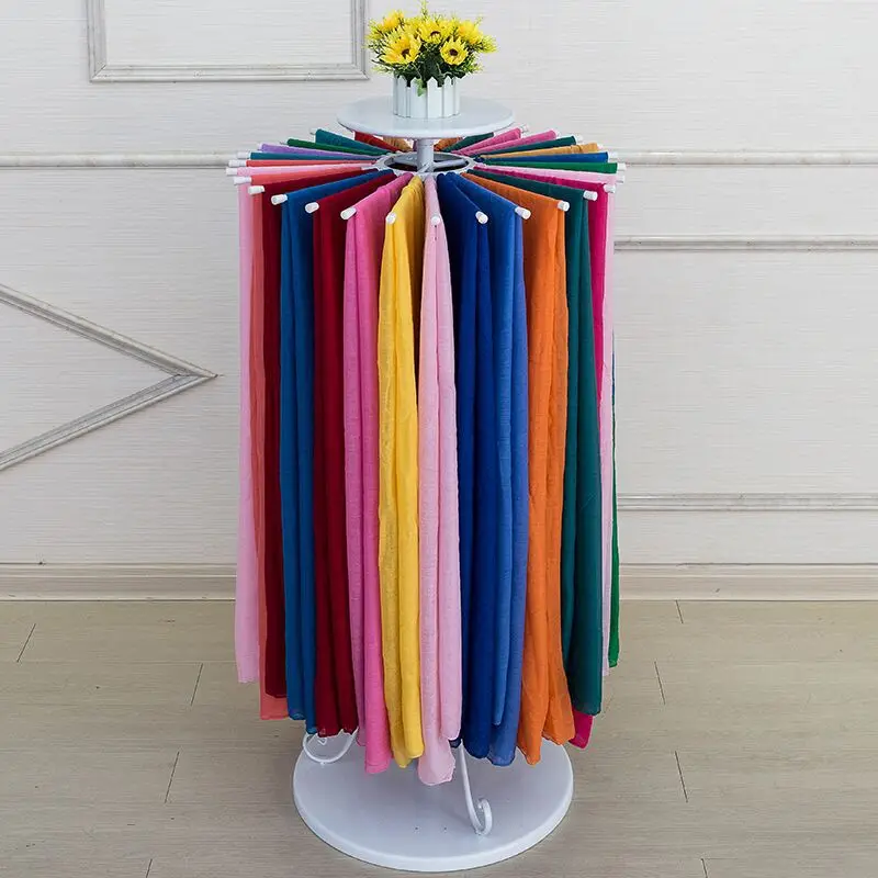 Colorful scarf display stand hanging display racks customized size factory price