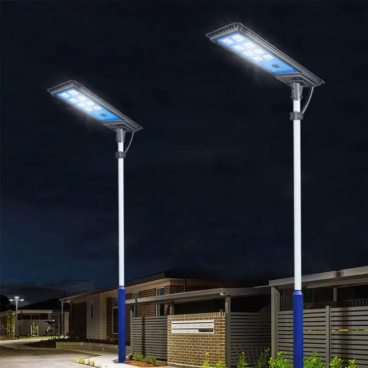 Wholesale Outdoor Aluminum Commercial IP66 Waterproof Integrated All In One Farola Solar Road Light