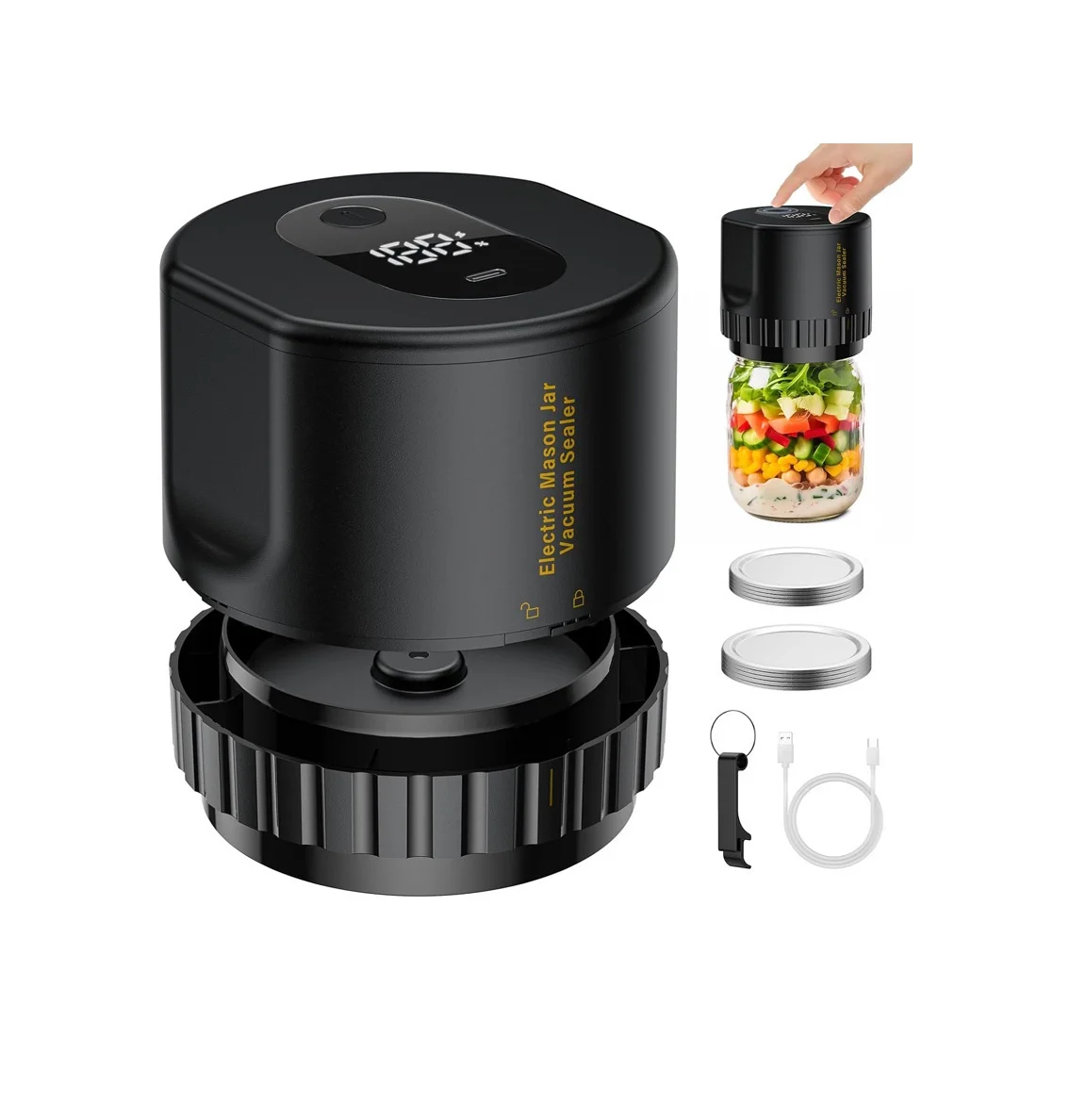 MINI Portable Home Kitchen Electric mason Jar Vacuum Sealer for fresh food storage