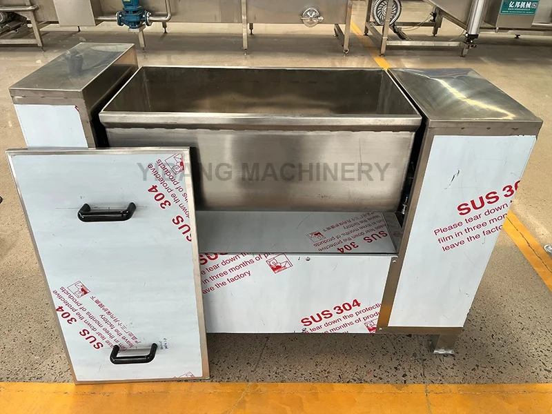 Meat Processing Machine 20-400L Stainless Steel Electric Meat Mixer For Meat Food Plant