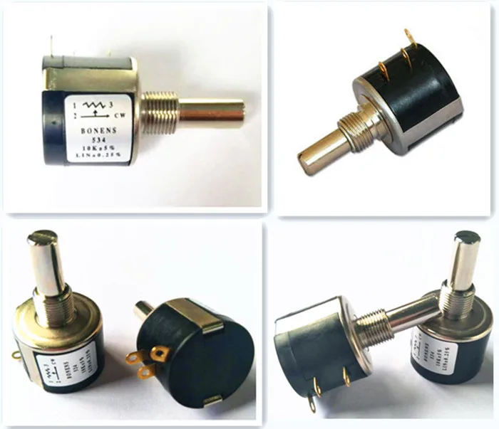 534 Multiturn Potentiometer 534-1-1 1k 2k 5k 10k 20k 50k 100k Ohm Wirewound Potentiometer 534