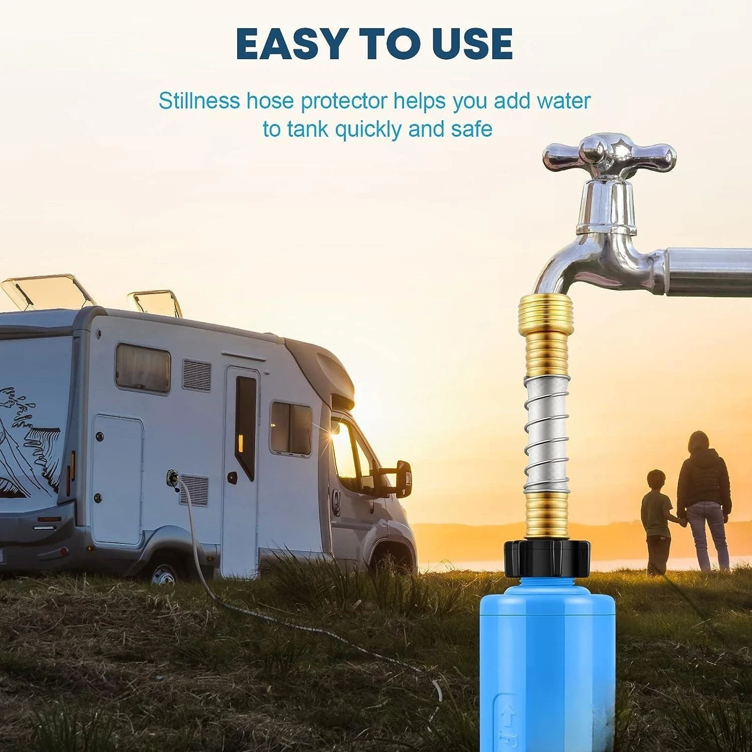 RV Water Filter Inline Water Filter RV Accessories Ideal for Campers Marine Garden Hose Boats Trailer Motorhome