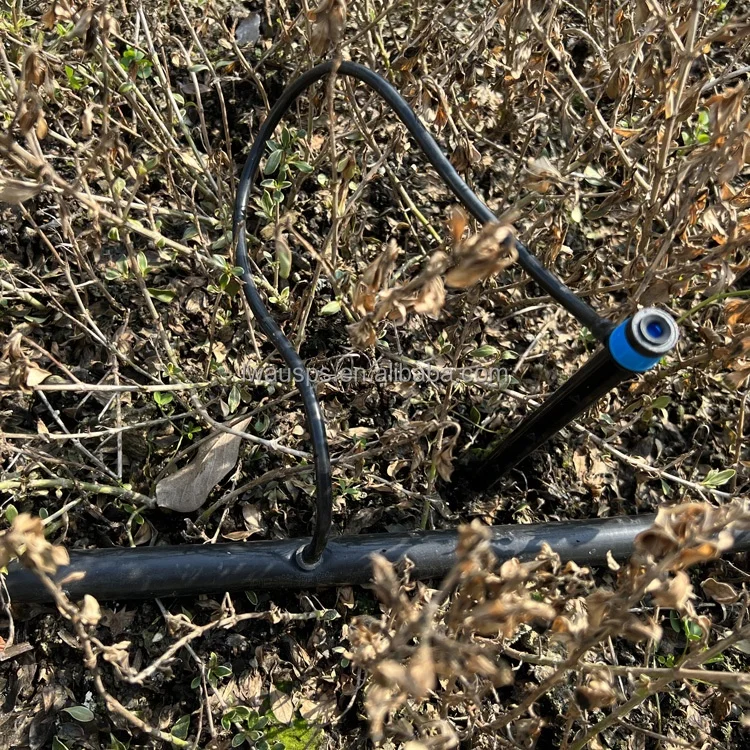 360 Degree Spraying Flow Adjustable Vortex Nozzle Micro Sprinkler On Stake For Garden Fruit Trees Irrigation