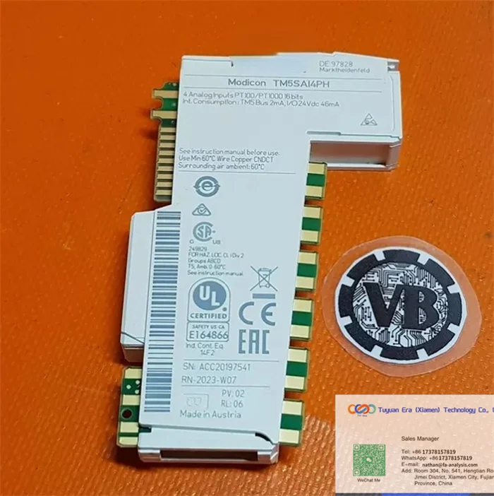 Новый Электрический аналоговый вход TM5SAI4PH Modicon