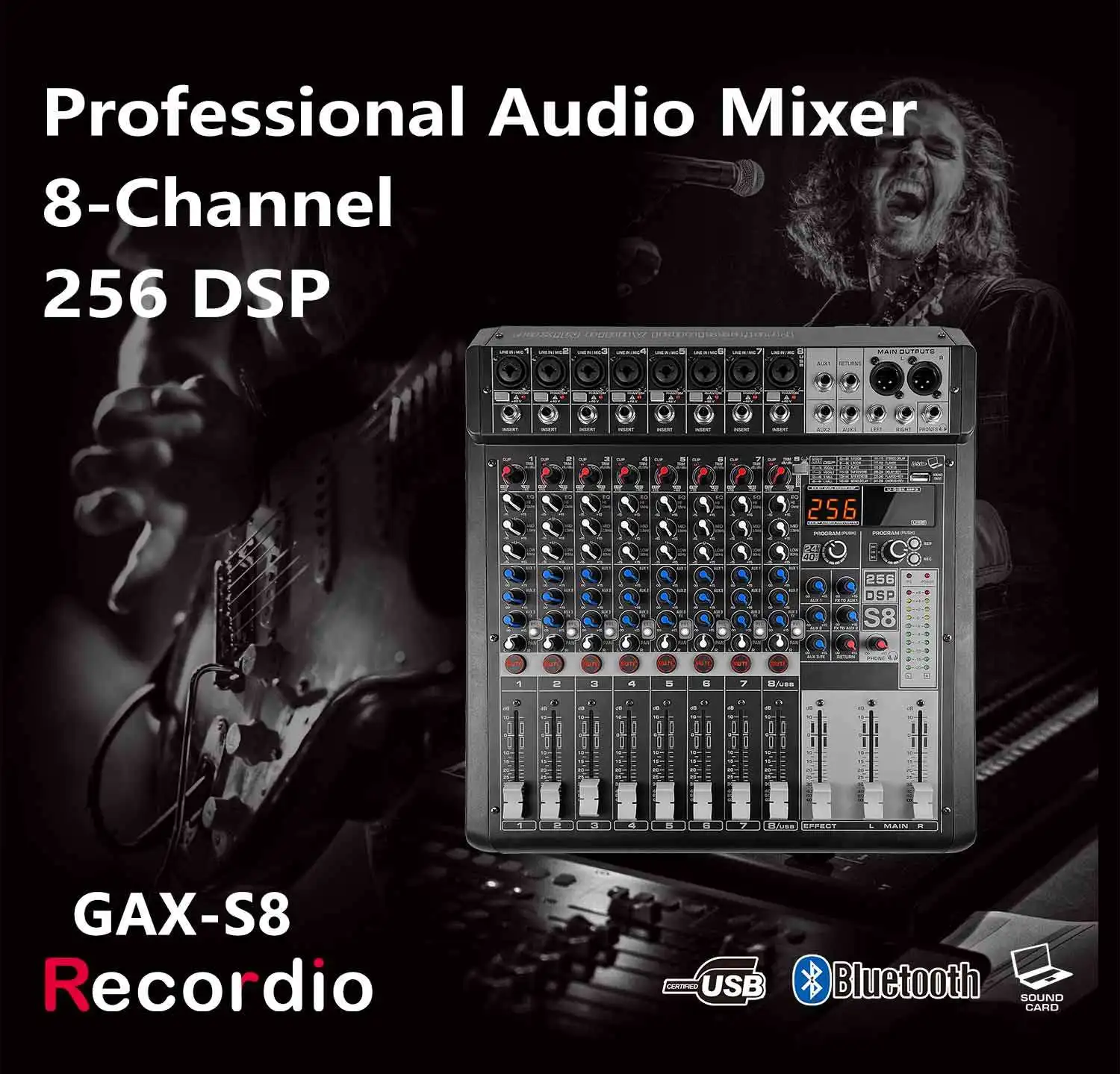 GAX-S8 Multifunctional Mixer Audio Digit X32 for Wholesales