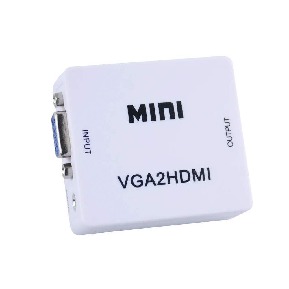 
SIPU 1080p Mini Vga to Hdmi Adapter HD HDTV Vga to Hdmi Converter for PC Laptop Monitor HDMI Adopter/ce 12 Months 3d/hd/4k*2k Ce 