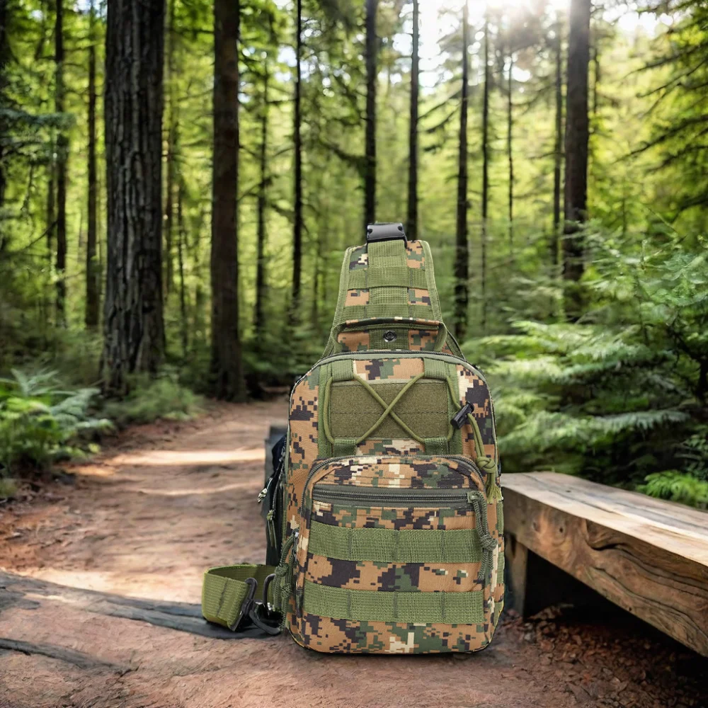 LOW Price Tactical Backpack Sling Bag for Outdoor Activities Molle Crossbody Chest Pack with Shoulder Strap Chest Pack Bags