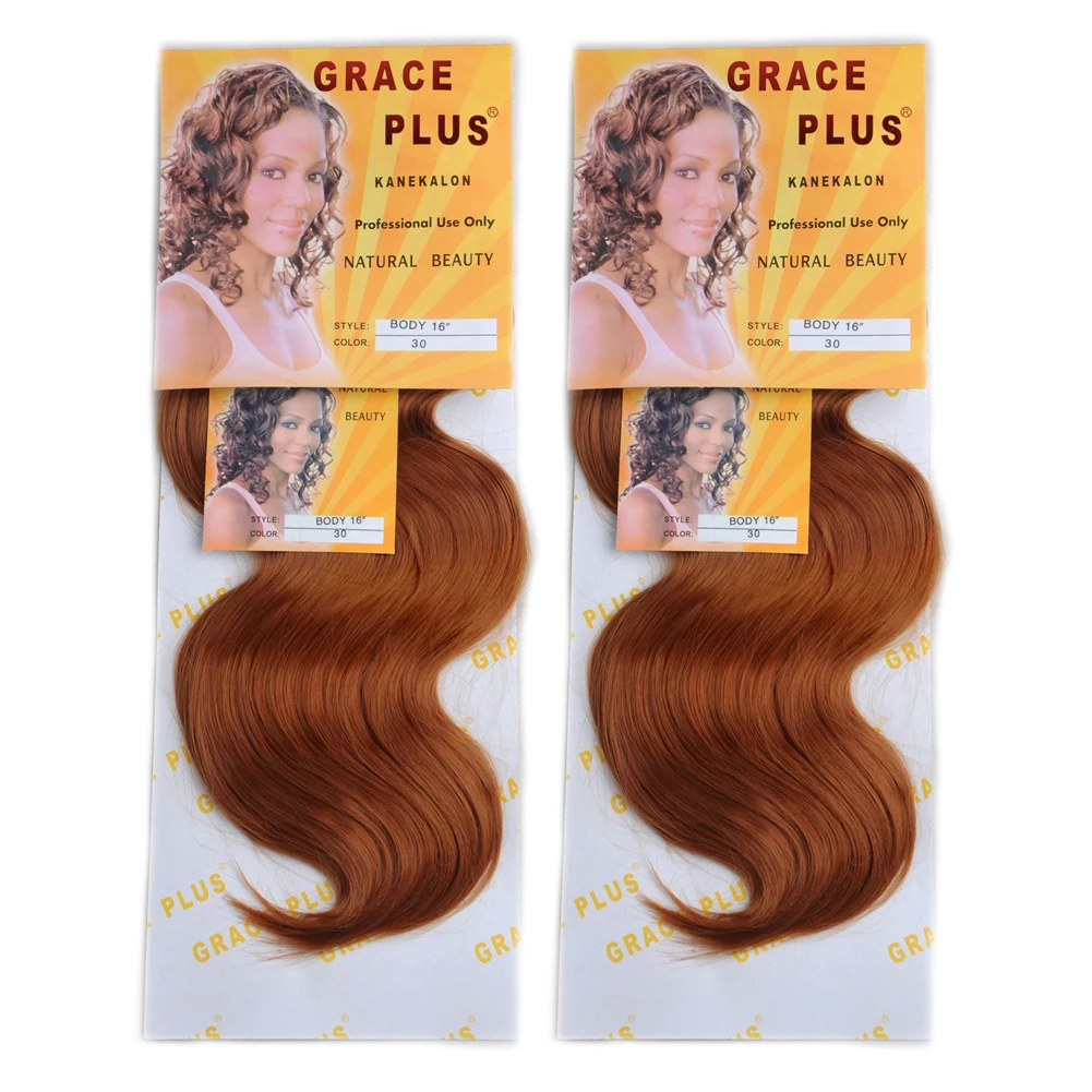 xuchang 2pcs/lot Distributor wholesale cheap synthetic fiber body wave hair weaving curly hair weave body wave bundles