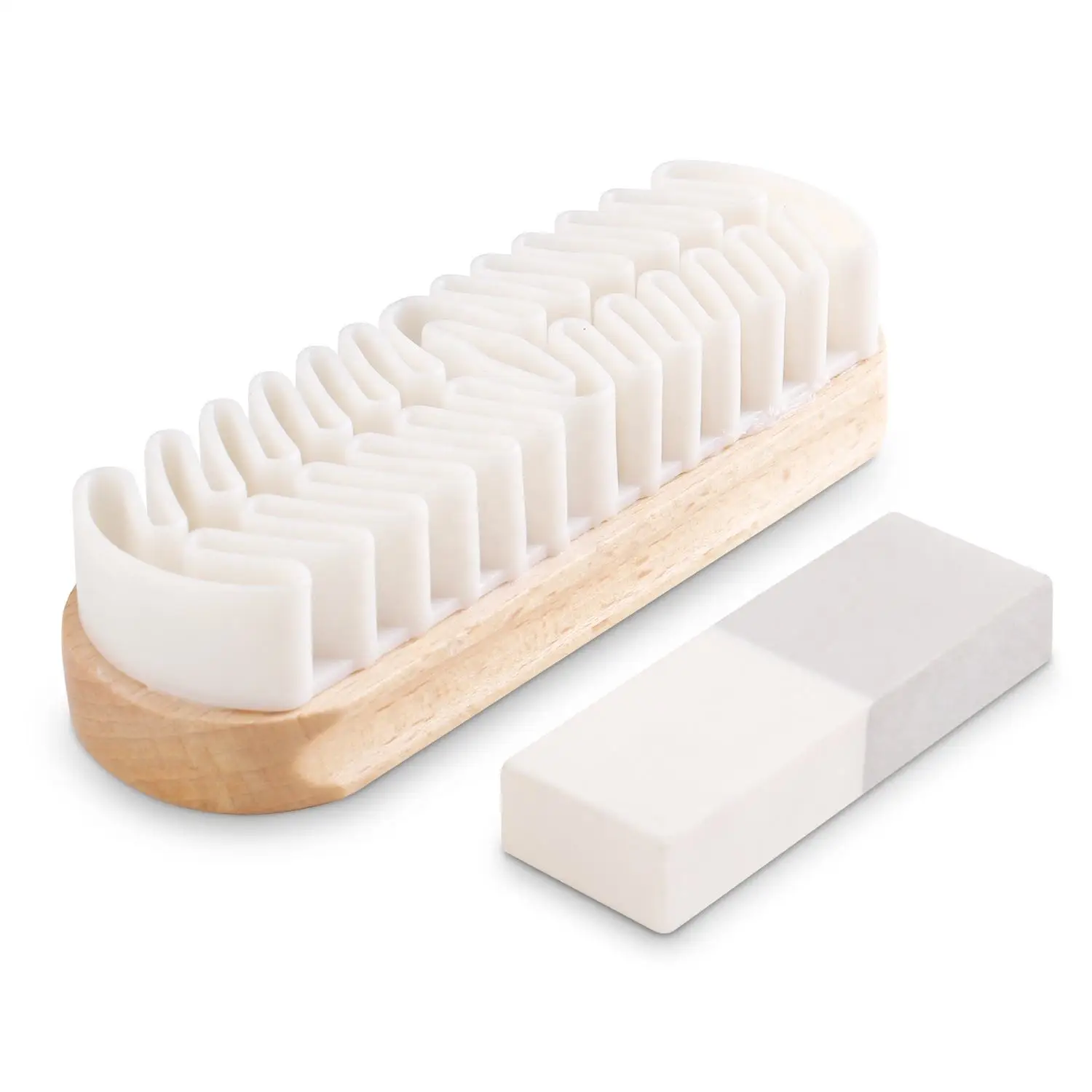 SUEDE & NUBUCK BRUSH KIT Cleaning and decontamination Combing leather surface Daily care