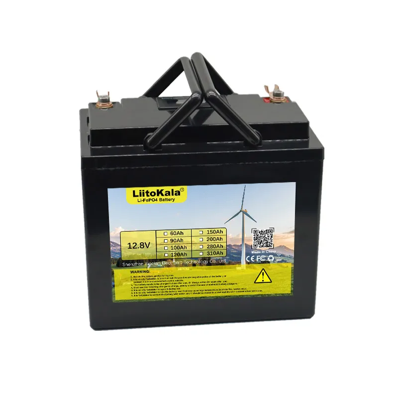 12V 32Ah LiFePO4 battery 14.6V/12.8V LFP Battery 50A discharge Can be used for motorbike replacement batteries LiitoKala.