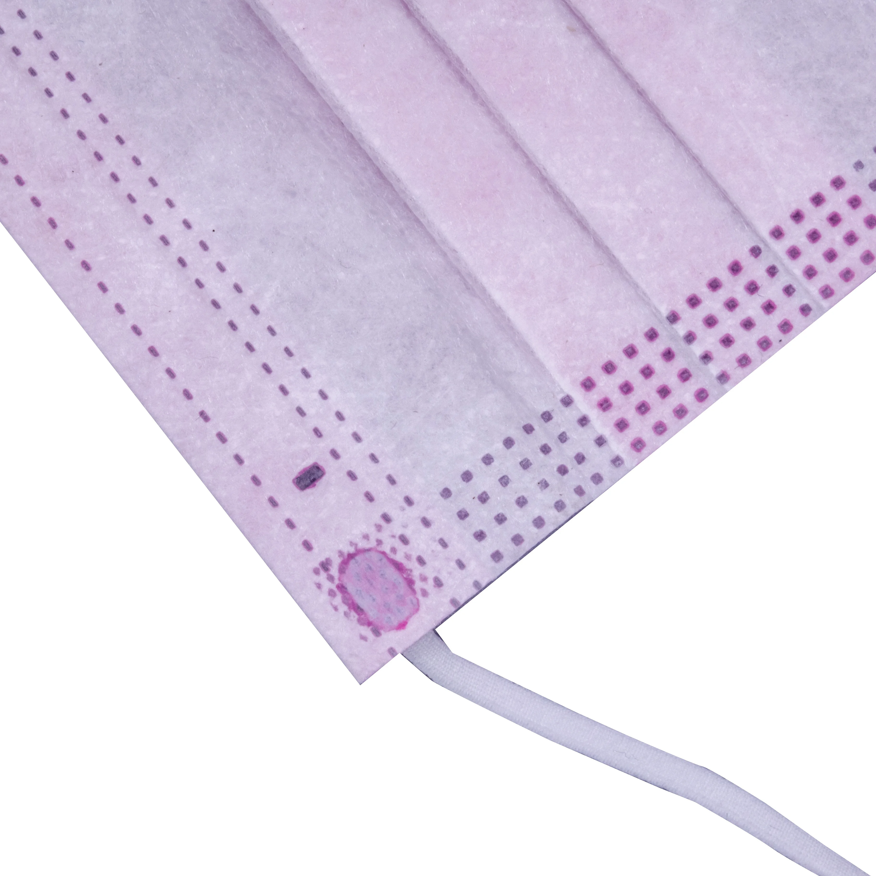 3-ply NON WOVEN medical face mask  EN14683 Type IIR disposable surgical face masks PINK COLOR