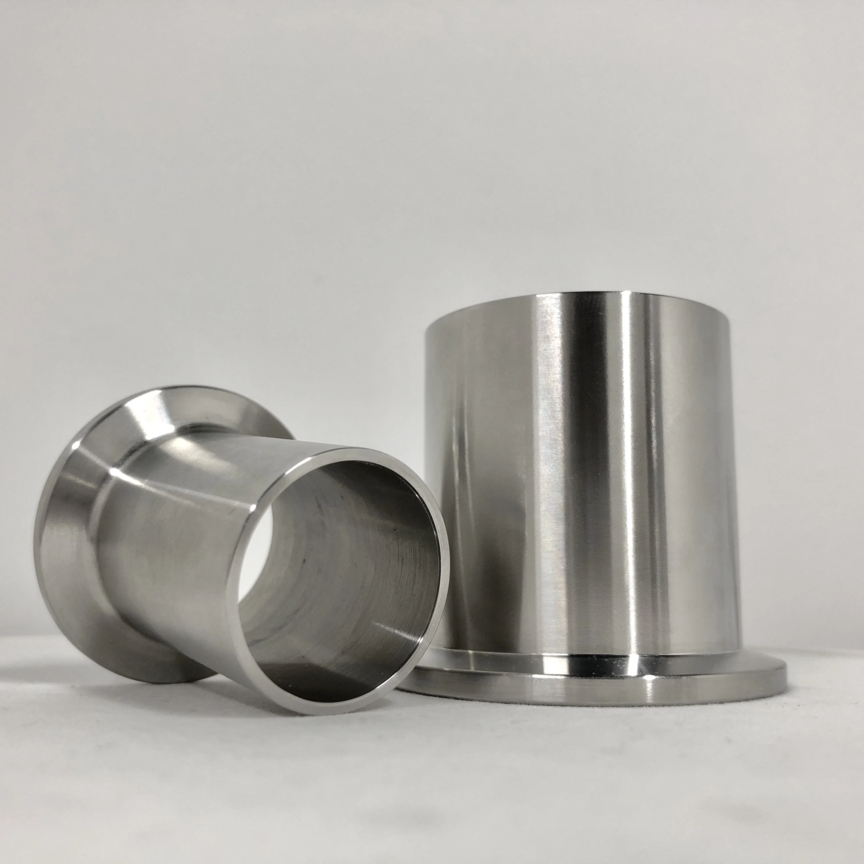 SS304 vacuum nipple fittings KF Stub end lapped flange