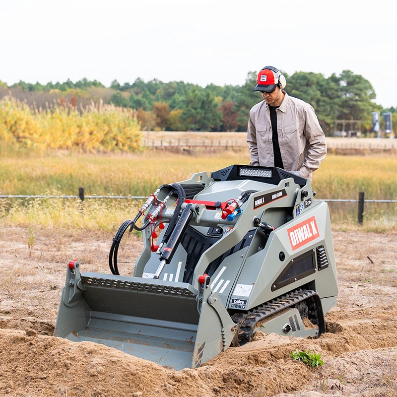 Boleo 30hp Diesel Engine Mini Skid Steer Agriculture Loader In Smaller Areas With 4 In 1 Bucket