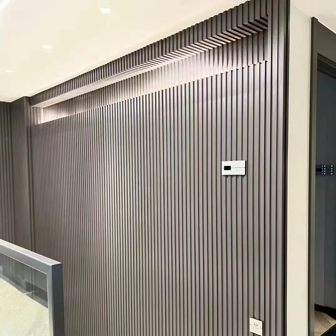 Indoor Decoration Plastic Panel Waterproof 22mm 24mm Wpc Wall Panel Great Wall Board