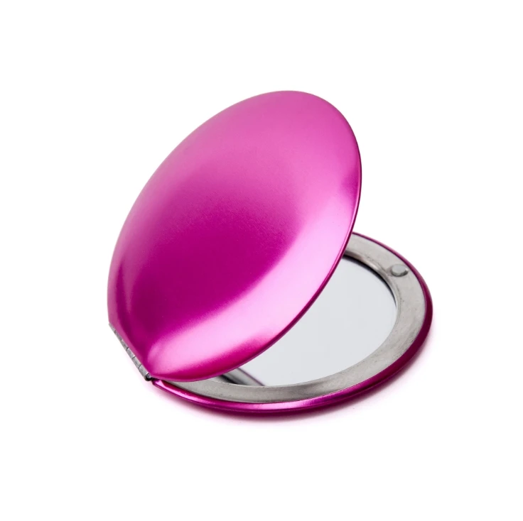 Mini LED Pocket Makeup Vanity Hand Held Cosmetic Round Magnifying Mirror