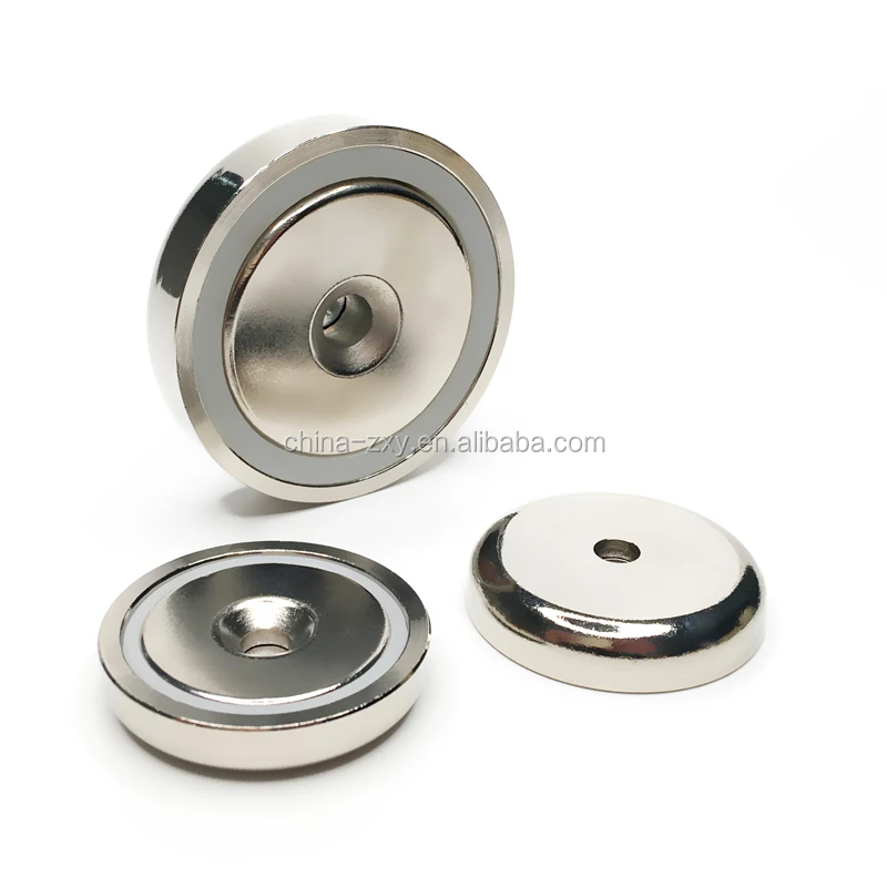 NdFeB Neodymium Pot Magnet with countersunk hole/pot magnet countersunk