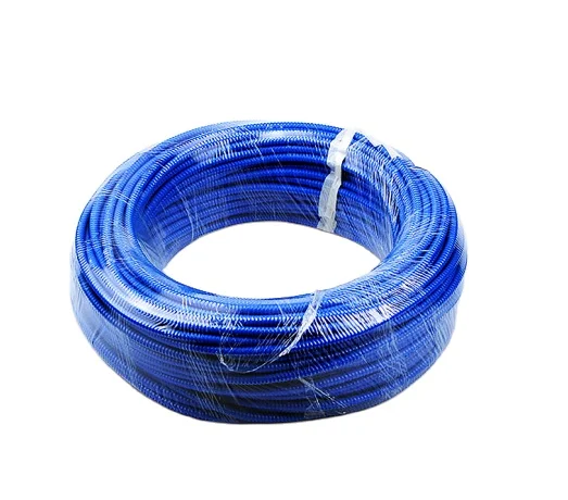 Senior Blue Id 4 Mm Od 6 Mm Stainless Steel 304 Pvc Coated Gi Water Meter Pipe Flexible Conduit