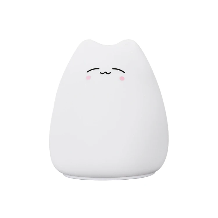 Table desk cute cat lamp 3 AAA battery led sleep light mini baby colorful mood night light