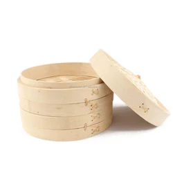 food steamers steam bun bamboo kitchen dim sum steamer basket 100% natural bamboo steamer