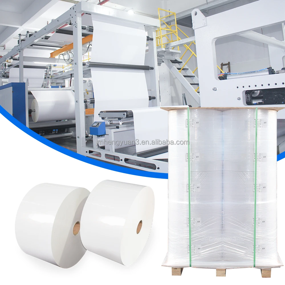 pp dairyfilm pearl white jumbo rolls sticker paper Self Adhesive Paper PP Polyethylene Sticker BOPP Label  bopp jumbo roll