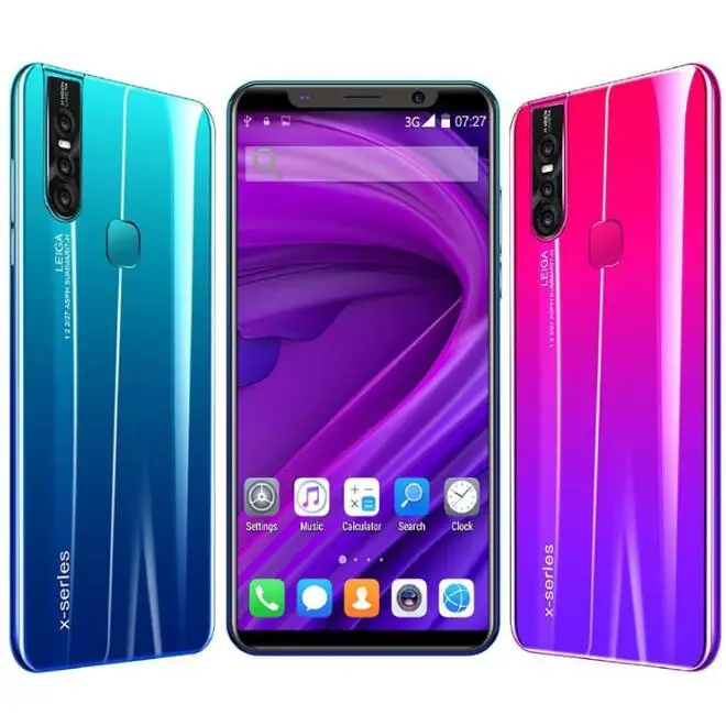 
Hot Selling X27 Plus Unlocked 8+16MP 8 Core X27Plus Dual SIM 4G+64G Cheap Smart Phone 5.8 inch Android 8.0 Mobile SmartPhones 